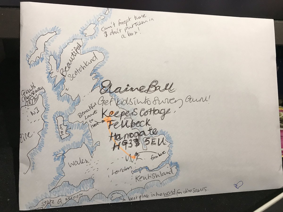 hand drawn map of the UK