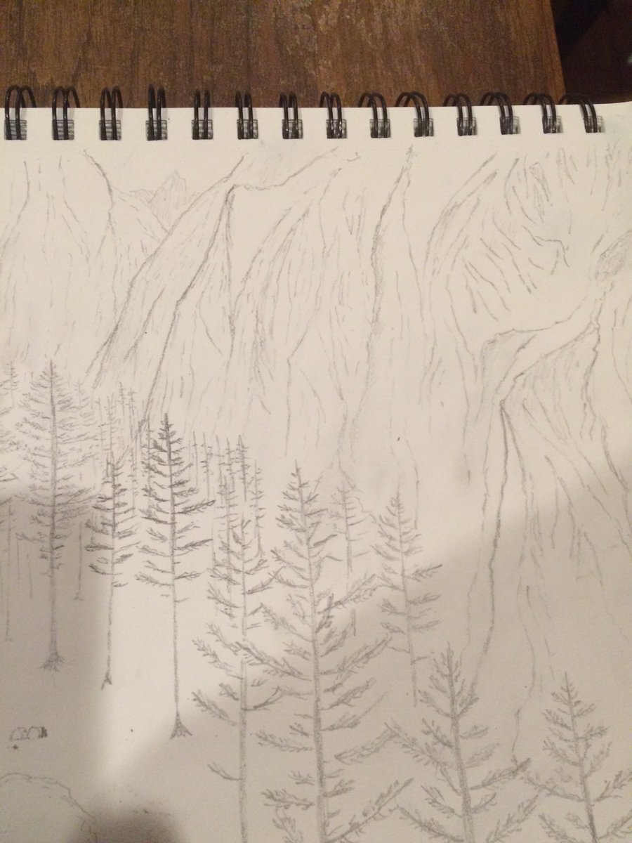 sketch of a fictional valley